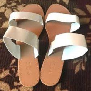 Charlotte Russe white sandals